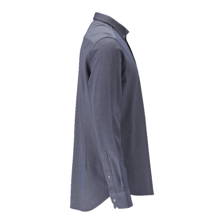 Mascot Hemd schmale Passform Stretch Größe 43-44 blau-meliert