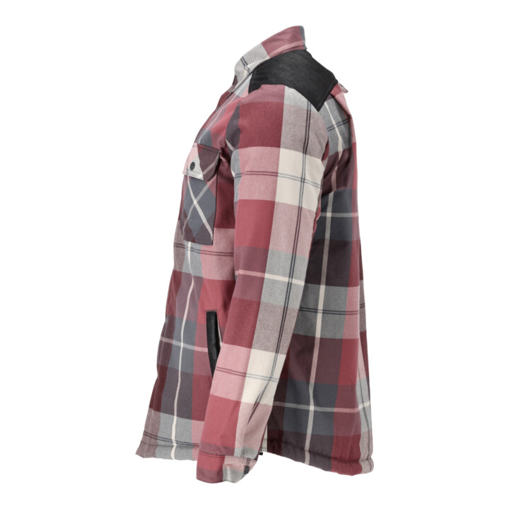 Mascot Hemd Thermohemd XS Bordeaux-kariert Faserpelz Futter