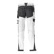 Mascot Hose 76C45 Knietaschen Stretch leicht weiß/Anthrazitgrau