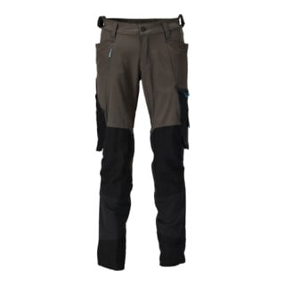Mascot Hose 76C47 Stretch leicht Knietaschen dunkelanthrazit/schwarz