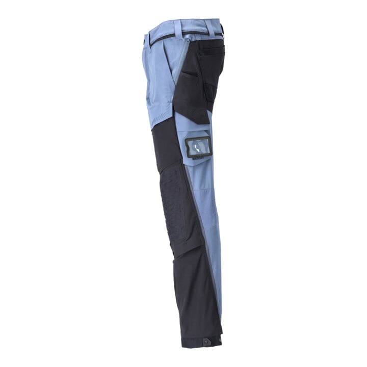 Mascot Hose 76C48 Knietaschen Stretch leicht steinblau/schwarzblau
