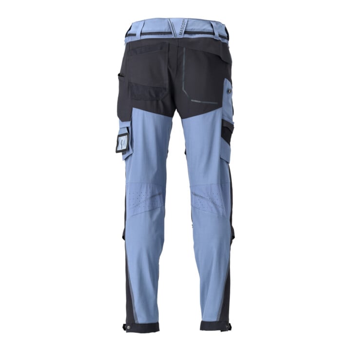 Mascot Hose 76C48 Knietaschen Stretch leicht steinblau/schwarzblau
