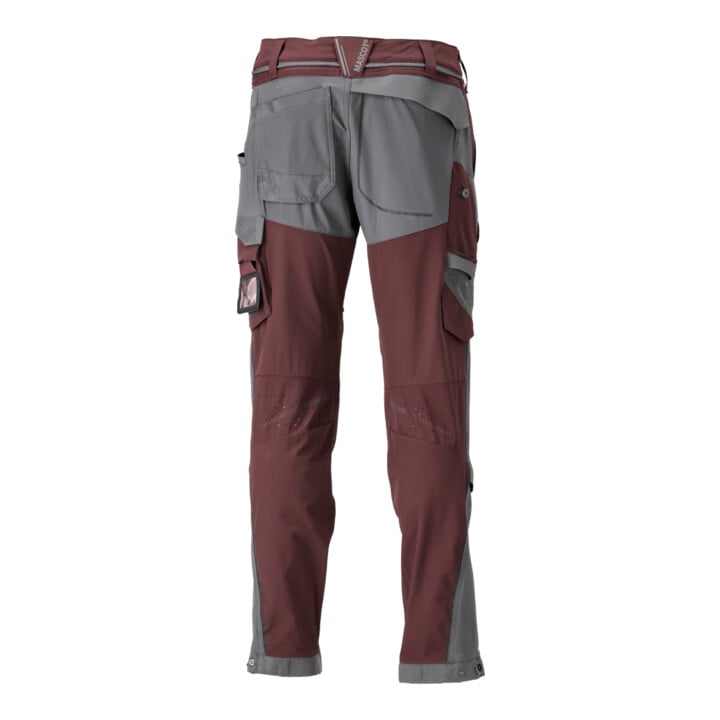 Mascot Hose 82C47 Knietaschen Stretch leicht bordeaux/anthrazitgrau