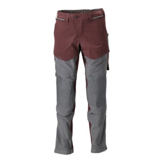 Mascot Hose 82C66 Knietaschen Stretch leicht bordeaux/anthrazitgrau