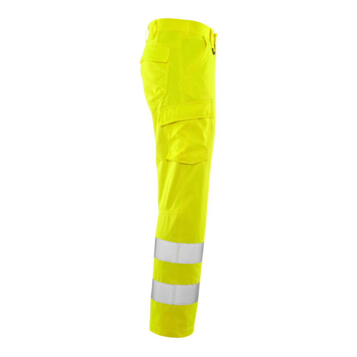 Mascot Hose 90C48 hi-vis gelb Schenkeltaschen einfarbig