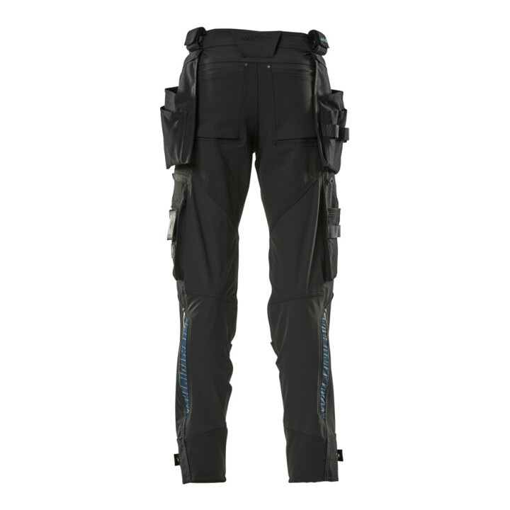Mascot Hose 90C51 Stretch schwarz mit Hängetaschen