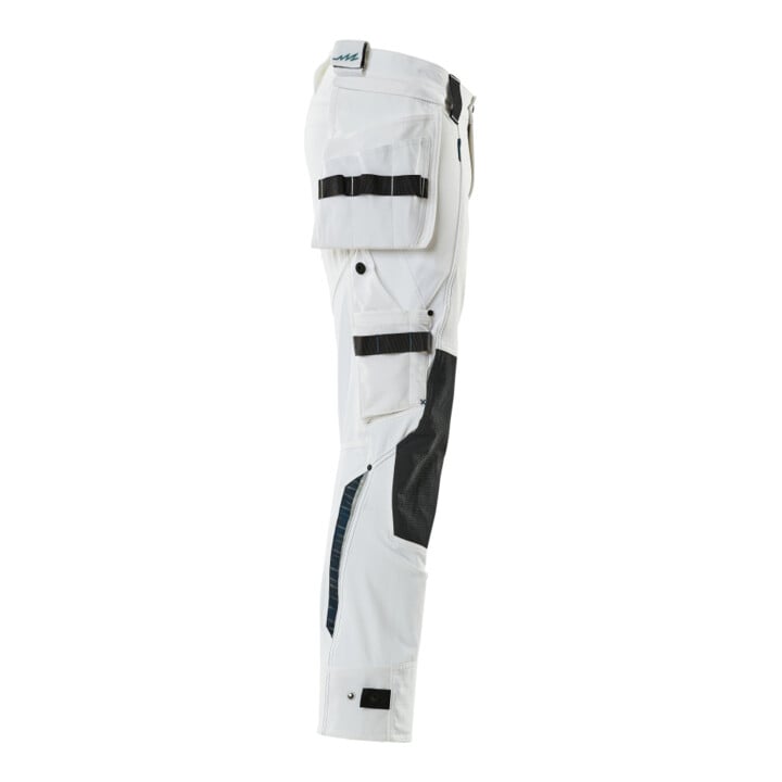 Mascot Hose 90C51 Stretch weiss mit Hängetaschen