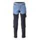 Mascot Hose 90C60 Knietaschen Stretch leicht steinblau/schwarzblau