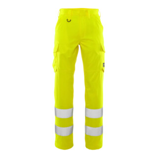 Mascot Hose 90C64 hi-vis gelb Schenkeltaschen einfarbig