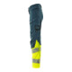 Mascot Hose Damen DIAMOND Knietaschen Stretch 76C40 dunkelpetroleum/hi-vis gelb