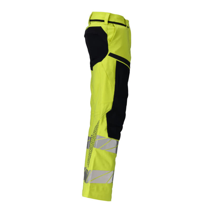 Mascot Hose Damen DIAMOND Knietaschen Stretch hi-vis gelb/schwarzblau Größe 76C48