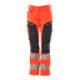Mascot Hose Damen DIAMOND Knietaschen Stretch Hi-vis rot/schwarzblau Größe 76C50