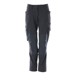Mascot Hose Damen DIAMOND Knietaschen Stretch schwarzblau Größe 76C36