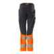 Mascot Hose Damen DIAMOND Knietaschen Stretch schwarzblau/hi-vis orange