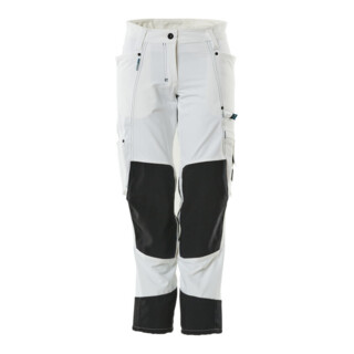 Mascot Hose Diamond Damen 76C44 weiss mit Knietaschen
