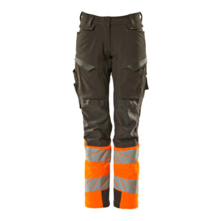 Mascot Hose DIAMOND Damen Knietaschen Stretch dunkelanthrazit/hi-vis orange