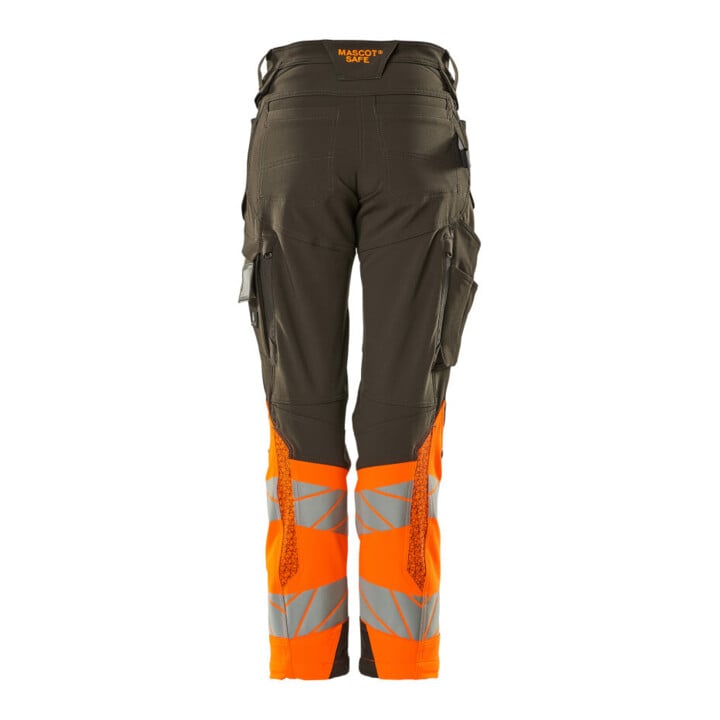 Mascot Hose DIAMOND Damen Knietaschen Stretch dunkelanthrazit/hi-vis orange
