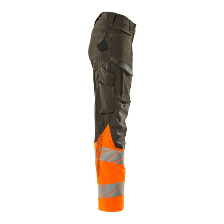 Mascot Hose DIAMOND Damen Knietaschen Stretch dunkelanthrazit/hi-vis orange