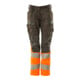 Mascot Hose DIAMOND Damen Knietaschen Stretch dunkelanthrazit/hi-vis orange Größe 76C52