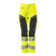 Mascot Hose DIAMOND Damen Knietaschen Stretch hi-vis gelb/schwarzblau Größe 82C34