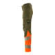 Mascot Hose DIAMOND Damen Knietaschen Stretch moosgrün/orange