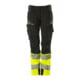 Mascot Hose DIAMOND Damen Knietaschen Stretch schwarz/hi-vis gelb 76C54
