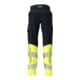 Mascot Hose DIAMOND Damen Knietaschen Stretch schwarzblau/hi-vis gelb Größe 82C50