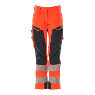 Mascot Hose DIAMOND Knietaschen Stretch Hi-vis 76C42 rot/schwarzblau