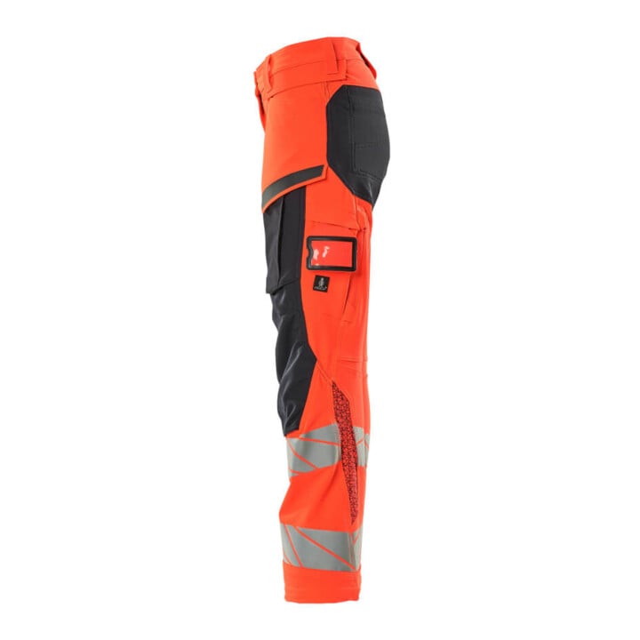 Mascot Hose DIAMOND Knietaschen Stretch Hi-vis 76C42 rot/schwarzblau