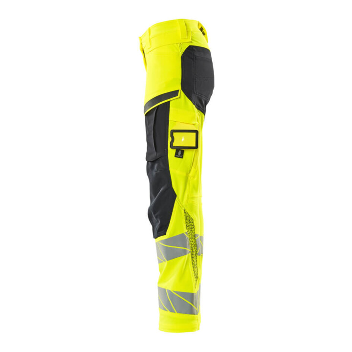 Mascot Hose DIAMOND Knietaschen Stretch hi-vis gelb/schwarzblau Größe 82C48