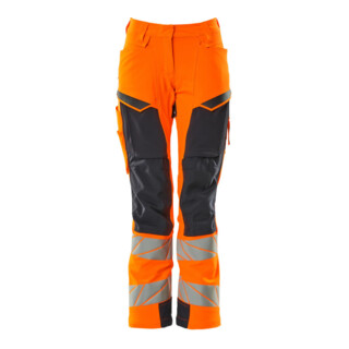 Mascot Hose DIAMOND Knietaschen Stretch hi-vis orange/schwarzblau 82C46