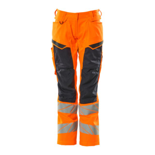 Mascot Hose DIAMOND Knietaschen Stretch hi-vis orange/schwarzblau Größe 76C40