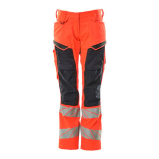 Mascot Hose DIAMOND Knietaschen Stretch Hi-vis rot/schwarzblau Größe 82C36