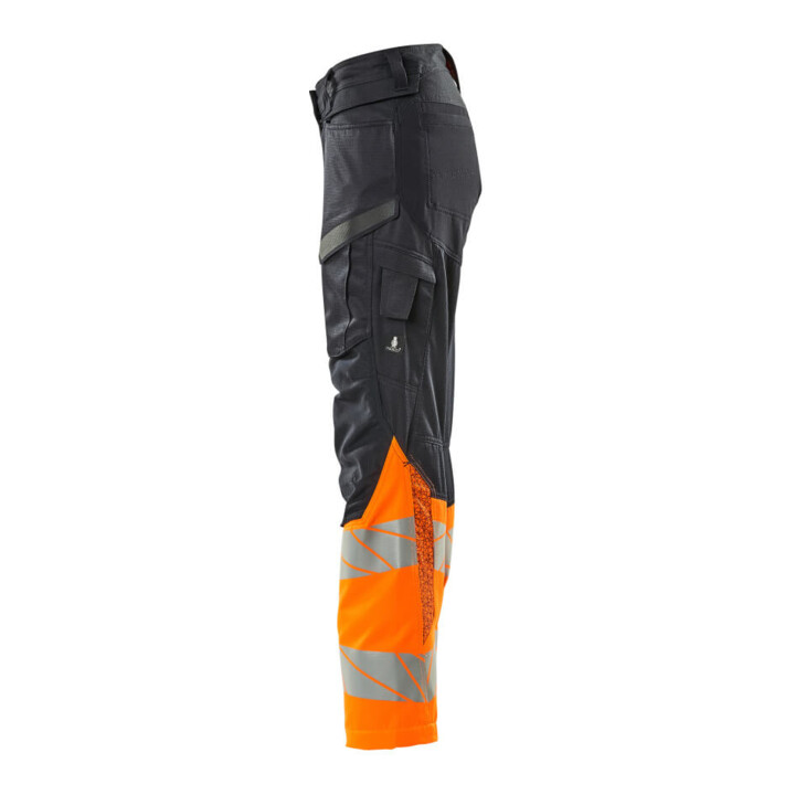 Mascot Hose DIAMOND Knietaschen Stretch schwarzblau/hi-vis orange Größe 82C36