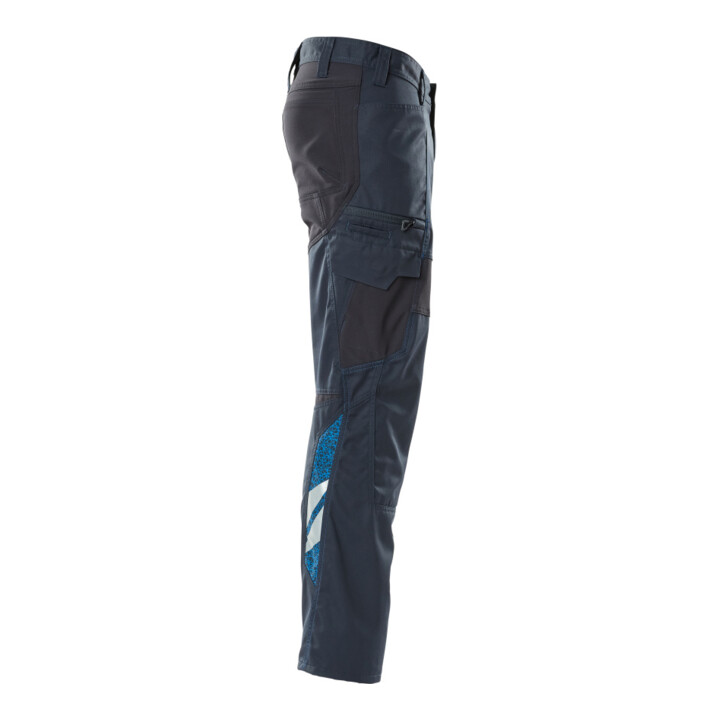 Mascot Hose Größe 90C49 Schenkeltaschen Stretch-Einsätze schwarzblau