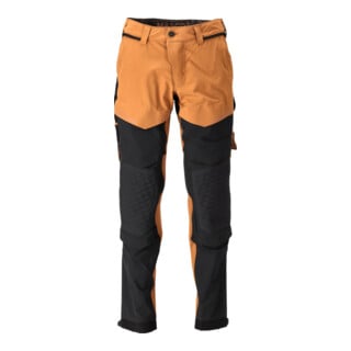 Mascot Hose Knietaschen Stretch leicht 82C45 nussbraun schwarz