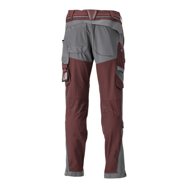 Mascot Hose Knietaschen Stretch leicht 82C49 bordeaux/anthrazitgrau