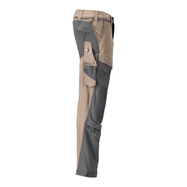 Mascot Hose Knietaschen Stretch leicht Gr. 90C52 sandbeige/anthrazitgrau