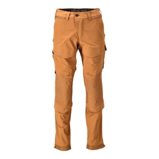 Mascot Hose Knietaschen Stretch leicht Größe 76C48 Nussbraun