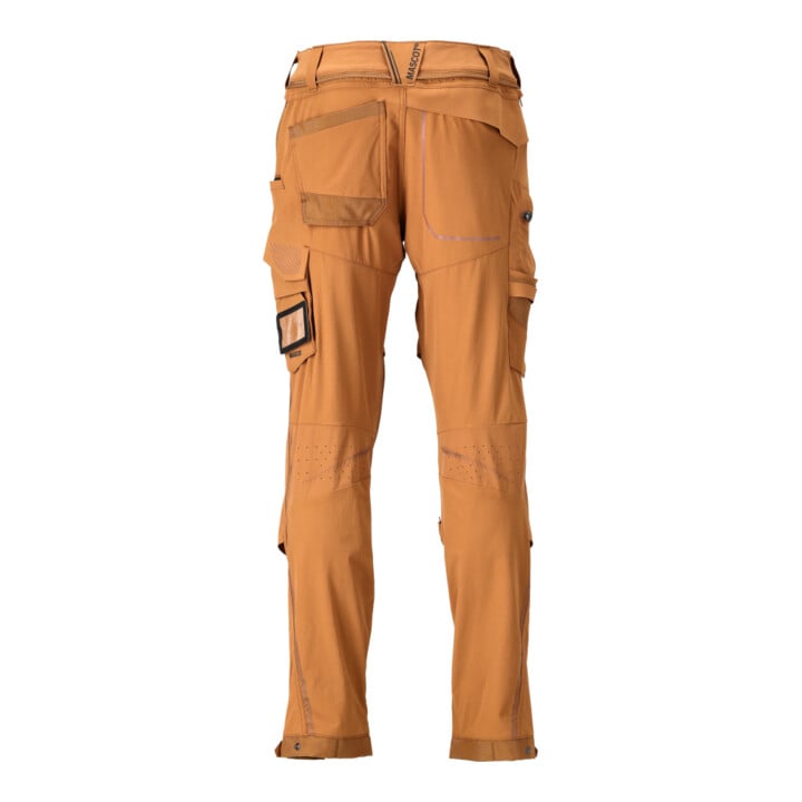 Mascot Hose Knietaschen Stretch leicht Größe 76C48 Nussbraun