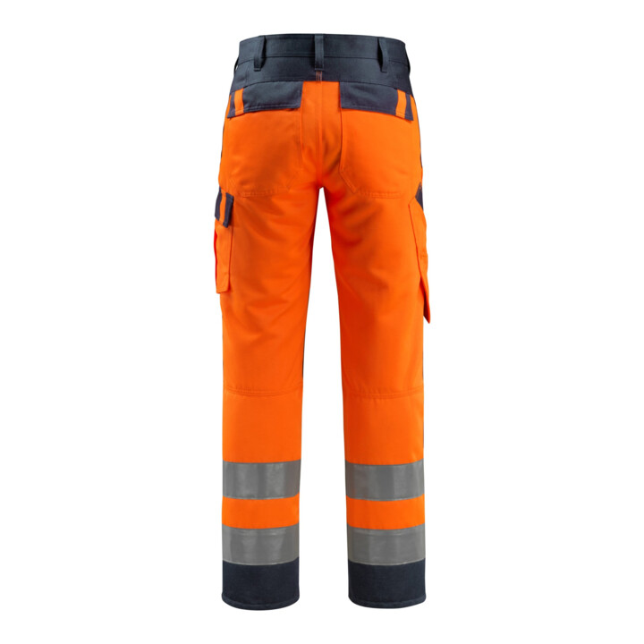 Mascot Hose Maitland hi-vis orange/schwarzblau Größe 46