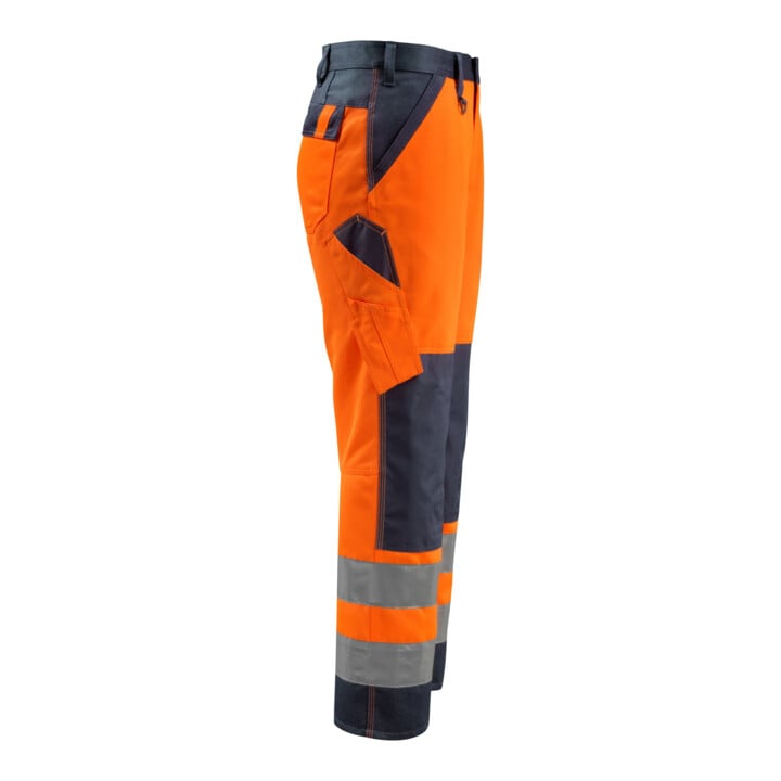 Mascot Hose Maitland hi-vis orange/schwarzblau Größe 48