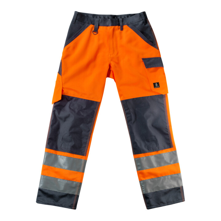 Mascot Hose Maitland hi-vis orange/schwarzblau Größe 52