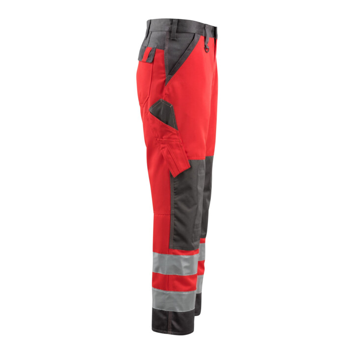 Mascot Hose Maitland hi-vis rot/dunkelanthrazit Größe 48