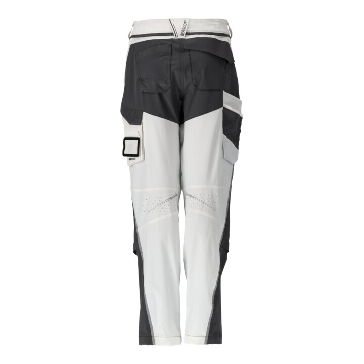 Mascot Hose Maler 76C34 Damen weiss/Anthrazitgrau mit Knietaschen