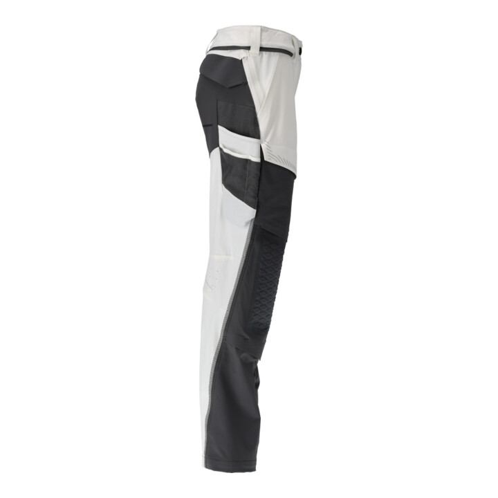 Mascot Hose Maler 76C34 Damen weiss/Anthrazitgrau mit Knietaschen