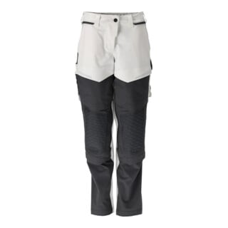 Mascot Hose Maler 82C50 Damen weiss Anthrazitgrau mit Knietaschen