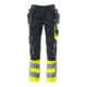 Mascot Hose mit Hängetaschen 76C54 schwarzblau hi-vis gelb