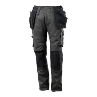 Mascot Hose mit Hängetaschen, geringes Gewicht Hose Größe 82C46, dunkelanthrazit/schwarz