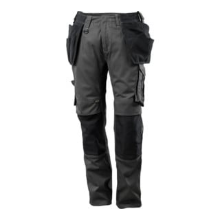 Mascot Hose mit Hängetaschen, geringes Gewicht Hose Größe 90C52, dunkelanthrazit/schwarz